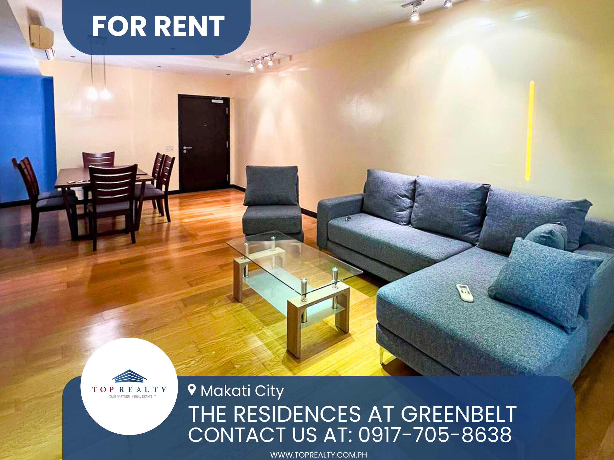 Condo for Rent in Makati City at The Residences at Greenbelt