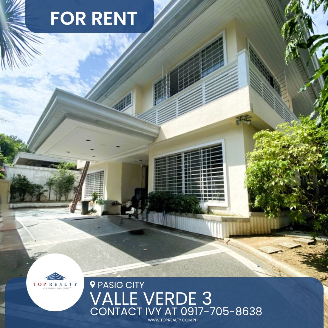 House for Rent in Pasig City at Valle Verde 3