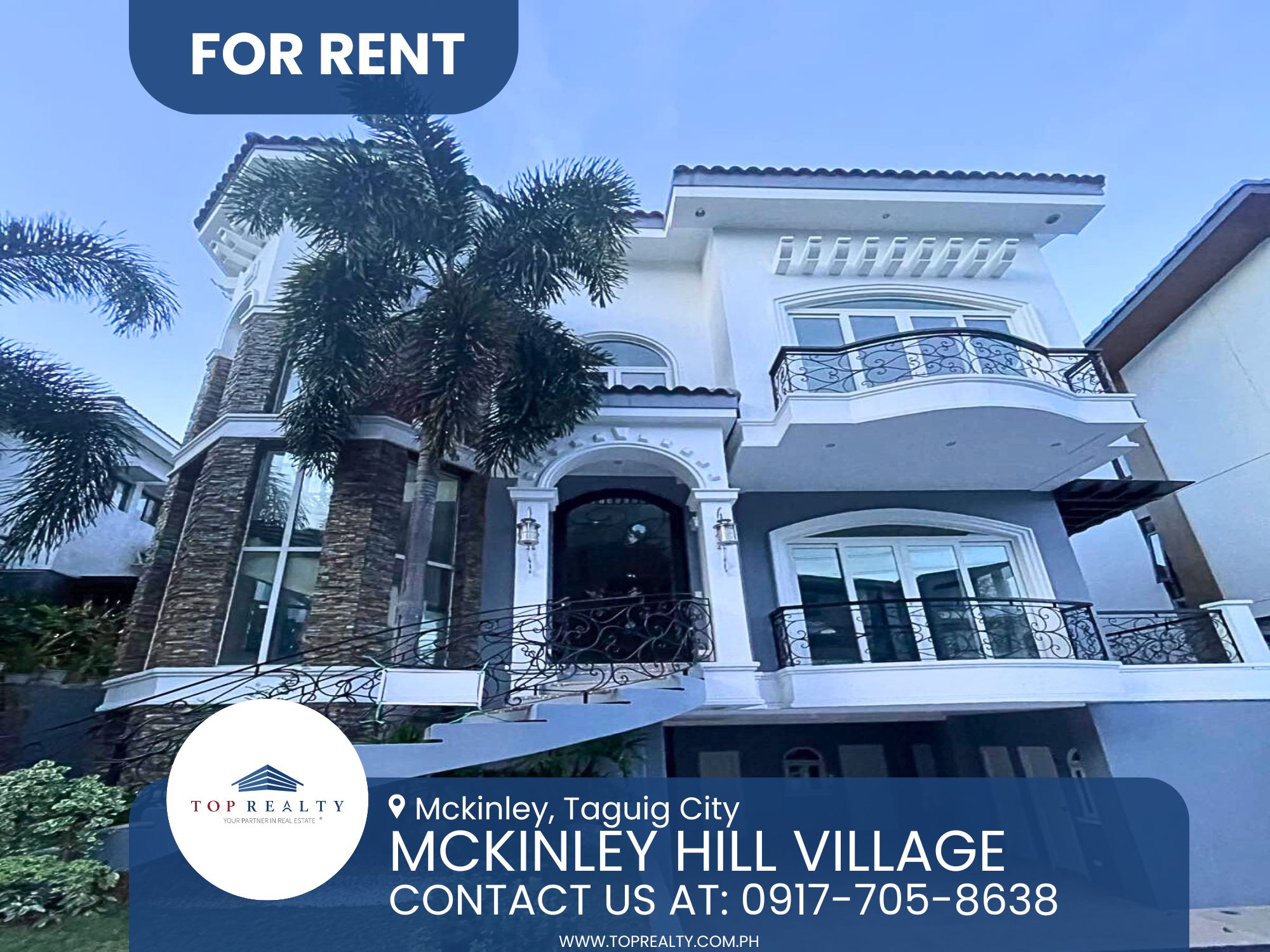 House for Rent in Taguig at Mckinley Hill Village