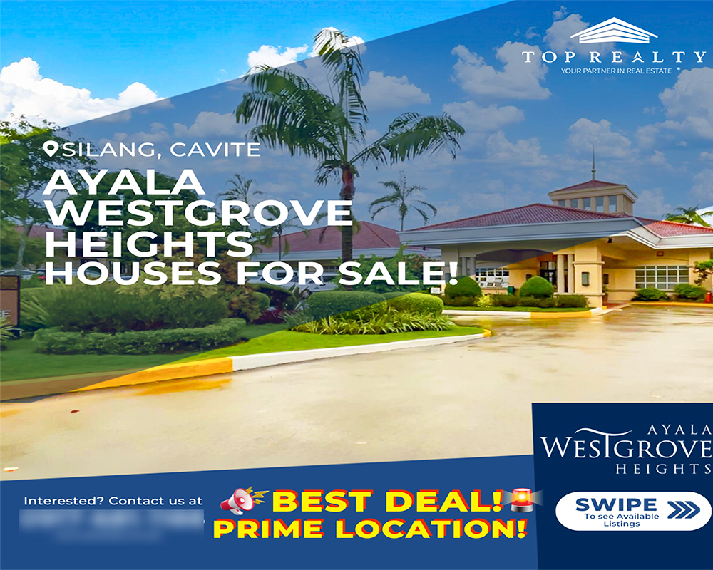 Houses for Sale in Cavite, Ayala Westgrove Heights