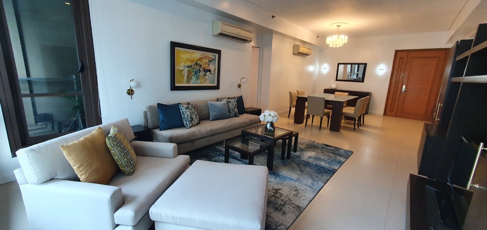 For Rent: 2-Bedroom 2BR Condo in Shang Grand Condo, Makati