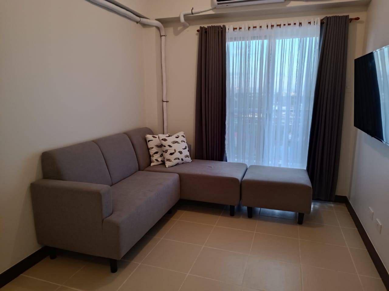 Fully Furnished 2-Bedroom Unit with Parking in The Atherton Paranaque for Lease