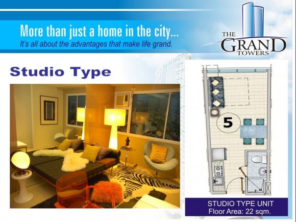 FOR SALE: Studio Unit at THE GRAND TOWERS MANILA