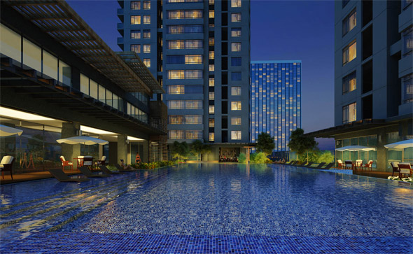 FOR RENT: 2 BEDROOMS UNIT AT PARK TERRACES