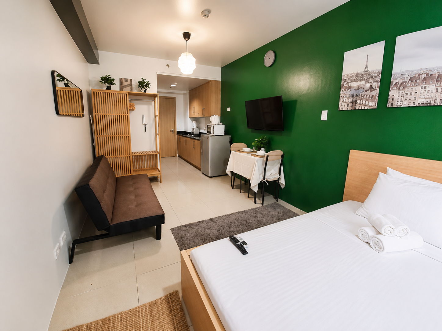 27 sqm Fully Furnished Studio Condo for Rent at Shore Residences Pasay