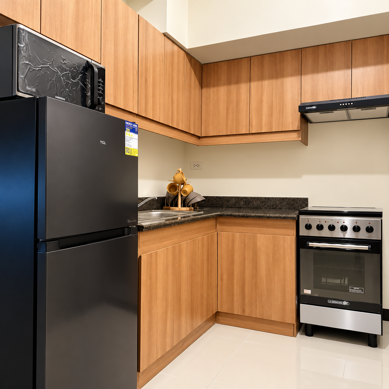 A 54.5 sqm fully furnished 2-bedroom condominium is available for sale on the 12th floor of Satori Residences.
