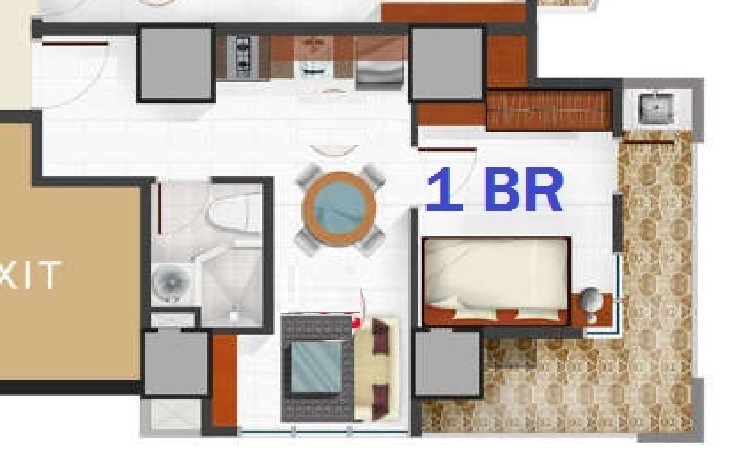 1 bedroom unit for sale at Birch Tower near UP Manila and Pedro Gil LRT1