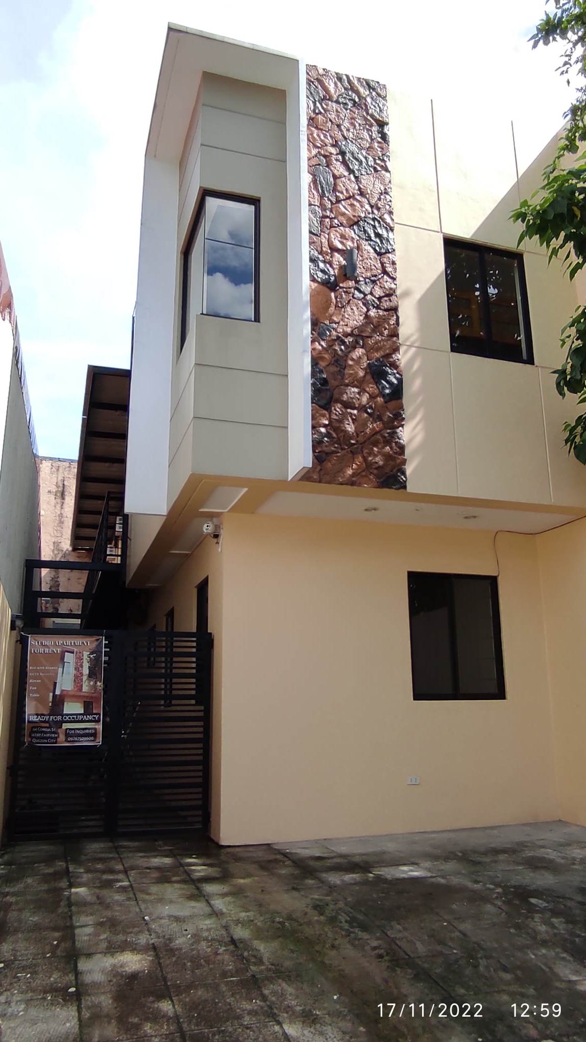Newly Constructed Apartment with 5 Studio type units for Rent near FEU-NRMF