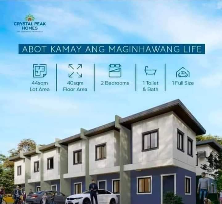 For Sale Townhouse End Unit in City of San Fernando, Pampanga